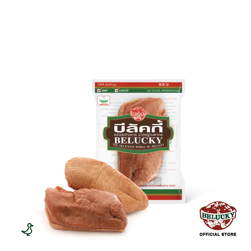 Belucky บีลัคกี้ Smoked Duck Breast อกเป็ดรมควัน (160g )