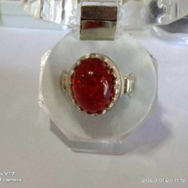 DALIMA STONE RING, THOUSAND RED GARNET