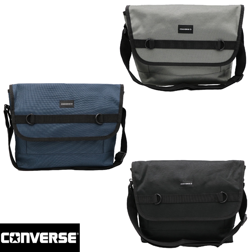 Converse Collection คอนเวิร์ส กระเป๋าสะพายข้าง มี 3 สี Messenger Bag Navigate 1261757CH2GYXX / 1261757BH2NAXX / 1261757AH2BKXX (990)