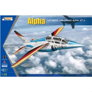 โมเดลเครื่องบินรบ Kinetic Model 1/48 KI-K48087 Luftwaffe Anniversary Alpha Jet A Alpha