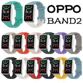 OPPO BAND 2  สายนาฬิกาข้อมือซิลิโคน สําหรับ OPPO Band2