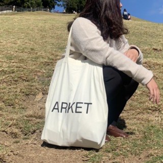 แท้-พร้อมส่ง Arket tote bag