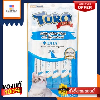 โทโร่ พลัส ทูน่าขาวคัตทสึโอะบูชิ 15X5ก TTORO+ WHITE MEAT TUNA KATSUOBUSHI15X5G T