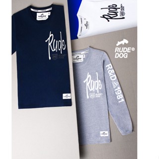 Rudedog By Hashtag เสื้อยืดแขนยาว ทรงผู้หญิง รุ่น R&amp;D สินค้าลิขสิทธิ์แท้