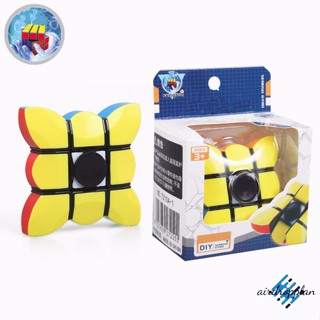 Aird Shengshou 1x3x3 นิ้ว ลูกบาศก์มายากล สีปริศนา บรรเทาความเครียด ของเล่นสปินเนอร์