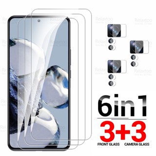 6in1 ฟิล์มกระจกนิรภัยกันรอยหน้าจอกล้อง สําหรับ Xiaomi 12T Pro Xiaomi Mi 12T T12 MI12T 12TPro 5G