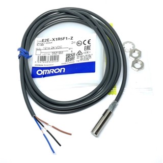 E2E-X1R5F1-Z Proximity sensor ขนาด8M ( 3สาย ชนิดPNP-NO) ใช้ไฟ12-24VDC OMRON