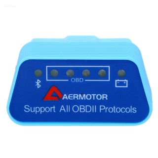 เครื่องมือซ่อมแซมรถยนต์ V1.5 Bluetooth OBD2 ELM 327 รองรับ Almost OBD-II