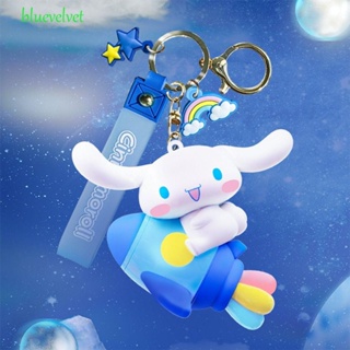 Bluevelvet พวงกุญแจรถยนต์ ลายการ์ตูน Cinnamoroll น่ารัก ของขวัญวันเกิด สําหรับผู้หญิง