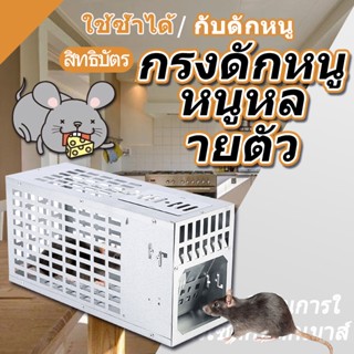 🎁COD🎁ถูกสุดๆ 1 ประตู Mouse Trap กรงดักหนู แข็งแรง ทนทาน กับดักหนู ที่ดักหนู กรงหนู กรงดักหนูแบบสปริง