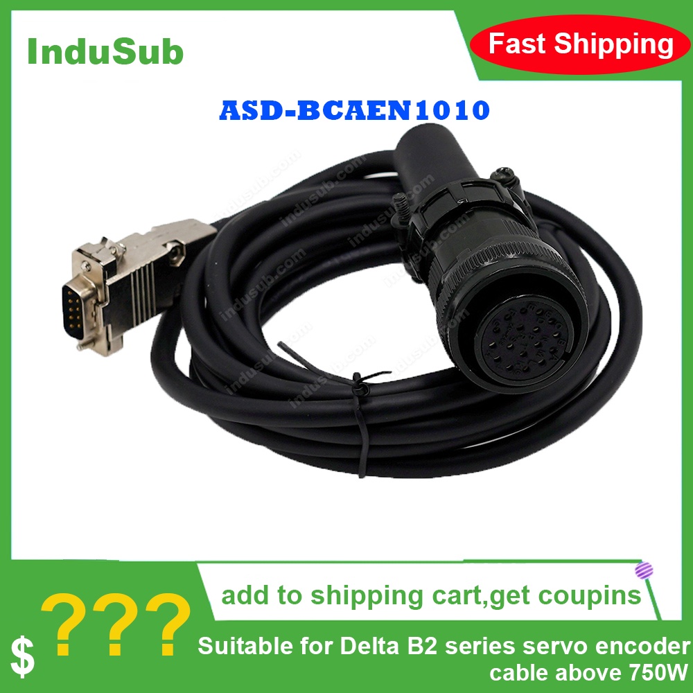 YY ASD-BCAEN1010 เหมาะสําหรับ B2 Series เซอร์โว Encoder Cable เหนือ 750W 10m