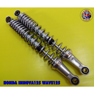 Honda Innova125 Wave125 Rear Chrome Shock Set  L/R โช๊คหลังชุบ