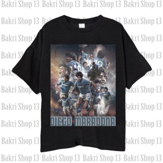 เสื้อยืด พิมพ์ลาย Napoli Legend Of Soccer Diego Maradona สําหรับผู้ชายS-5XL