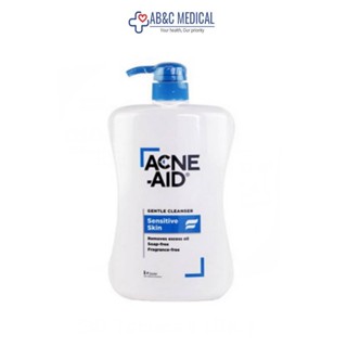 Exp:14/05/2024 Acne-Aid Gentle cleanser แอคเน่-เอด เขนเทิ่ล คลีนเซอร์ 500 มล.