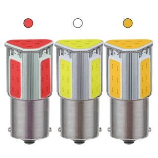 หลอดไฟเลี้ยว LED COB S25 P21W PY21W Ba15s 1156 Bay15d 1157 12V สีแดง เหลือง ขาว สําหรับรถยนต์ 1 ชิ้น