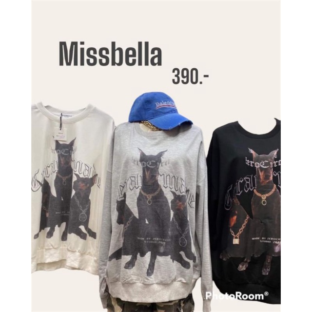 (พร้อมส่ง)ส่งฟรี‼️‼️ 3️⃣9️⃣0️⃣🐕🦮🐕‍🦺🐩เสื้อแขนยาวลายหมาสุดฮิตผ้าคอตต้อน ป้ายMB