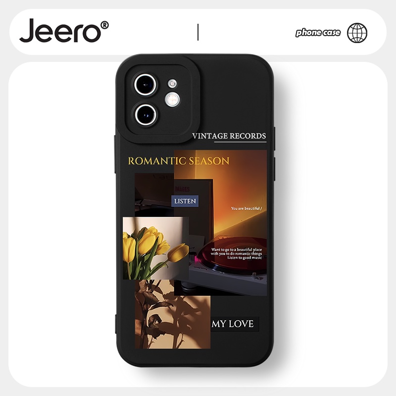 Jeero เคสไอโฟน เคสซิลิโคนนุ่มกันกระแทกน่ารักตลก เคสโทรศัพท์ Compatible for iPhone 16 15 14 13 12 11 Pro Max SE 2020 X XR XS 8 7 ip Plus HFF1801