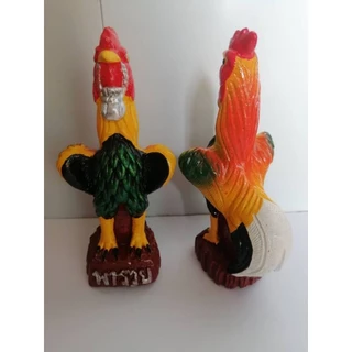 ไก่แก้บนไหว้ไอ้ไข่สูง16ซม( 1ตัว)สีสวยงาม