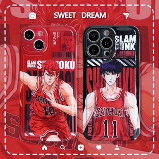 เคสโทรศัพท์มือถือ แบบใส ลาย SLAM DUNK Sakuragi Rukawa คุณภาพสูง สําหรับ iPhone 14 13 12 11 Pro Max 11