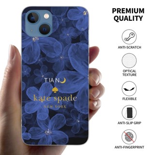 พร้อมส่ง! เคสโทรศัพท์มือถือ แบบใส ลาย Kate Spade หรูหรา สําหรับ IPhone 14 13 12 11 Pro Max Mini XS XR 7 8 Plus SE