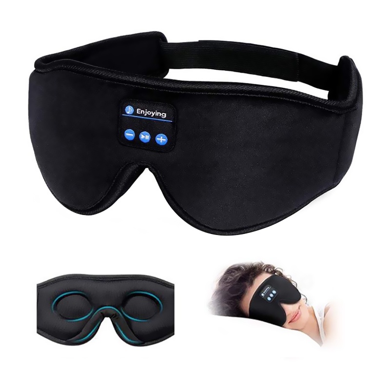3D Bluetooth Eye Mask ชุดหูฟังไร้สายเพลง Bluetooth Eye Mask ใหม่ Sleep Bluetooth Eye Mask ชุดหูฟังสเตอริโอ