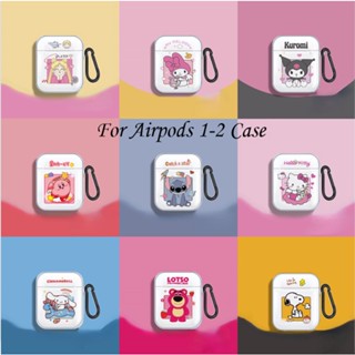 【พร้อมส่ง】เคสหูฟัง แบบนิ่ม แบบใส ลายการ์ตูนน่ารัก สําหรับ Airpods gen1/gen2