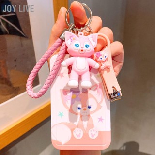 ซองใส่บัตรพลาสติกแข็ง ทรงกลม ลายการ์ตูน Joy Live Bus สําหรับใส่บัตรพนักงาน