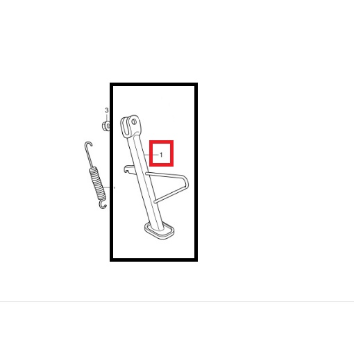 BAR COMP,SIDE STAND สําหรับ HONDA CBR250 จาก HONDA 50530-KYJ-900 F10