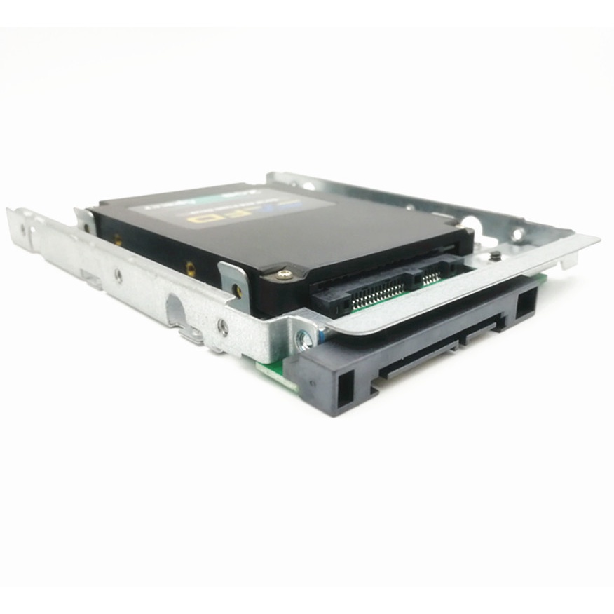 อะแดปเตอร์แปลงถาดฮาร์ดไดรฟ์ SAS HDD SSD เป็น 3.5 นิ้ว 2.5 นิ้ว 654540-001 แท่นวาง #7