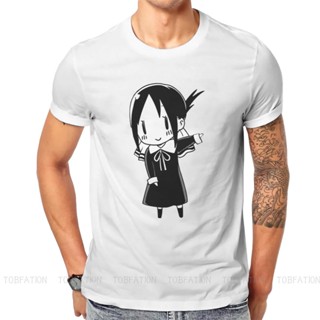 เสื้อยืด Kaguya sama love is อะนิเมะสงคราม Kaguya Chan เสื้อยืดวินเทจน่ารัก Homme Tee เสื้อยืดผู้ชายคอโอขนาดใหญ่คุณภาพสู