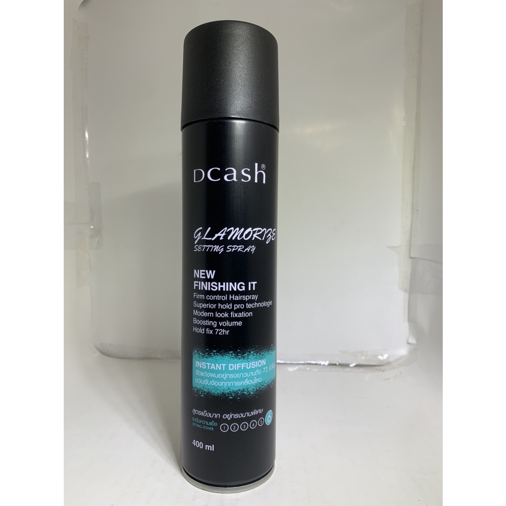 DCASH GLAMORIZE SETTING SPRAY ดีแคช แกลมเมอไรซ์ เซตติ้ง สเปรย์ 400 มล. สเปรย์จัดแต่งทรงผม ยกโคน สเปรย์ วอลลุ่ม