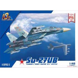 โมเดลเครื่องบิน Great Wall Hobby ขนาด 1/48 L4827 Su-27UB "Flanker C" Heavy Fighter