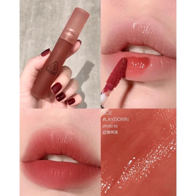 3CE Blur Water Tint  mini ขนาด 1.3g.exp:2025 สี #Laydown สีสวยมากกก เนื้อละมุน ทาได้ทุกวัน