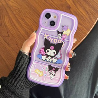 Supercase🧸i6-i14promax Oppo Vivo เคสการ์ตูน Kuromi Cover Case