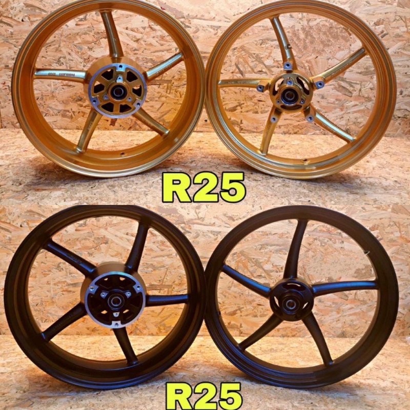 YAMAHA R25 v1 v2 SP522 R25 SPORTRIM ด้านหน้า 3.5 ด้านหลัง 5.5 X 17 ENKEI ROSSI RIMS RIM R25 SPORT RI