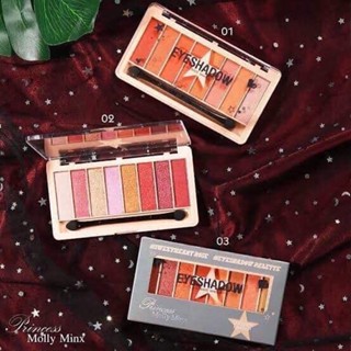 Princess Molly Minx Sweetheart Orange Eyeshadow Palette (M004)12g ปรินเซส มอลลี่ มิงซ์ สวีทฮาร์ท ออเร้นจ์ อายแชโดว์พาเลท