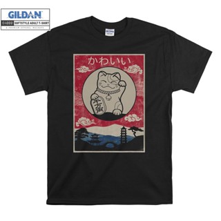 [COD]Gildan เสื้อยืดลําลอง แขนสั้น มีฮู้ด ลายการ์ตูนแมวน่ารัก สไตล์วินเทจ สําหรับเด็ก Unisex 6605S-5XL