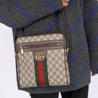 Gucci Gg Supreme Messenger Bag 9” งานออริ หนังแท้ มีBS Serail Number ป้ายแท๊กดำ ครบ