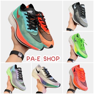 รองเท้าวิ่งไนกี้_Nike ZoomX Vaporfly Next% Green[พร้อมกล่อง] รุ่นยอดนิยม **มีเก็บปลายทาง**