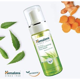 Himalaya Purifying Neem Foaming Face Wash 150ml โฟมล้างหน้า สูตรลดการสะสมแบคทีเรีย ลดสิว และควบคุมความมัน