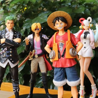 โมเดลฟิกเกอร์ อนิเมะ One Piece Film Red Figure Uta Dxf Film Red Vol.1 Shanks Daughter Uta Sanji ของเล่นสําหรับเด็ก