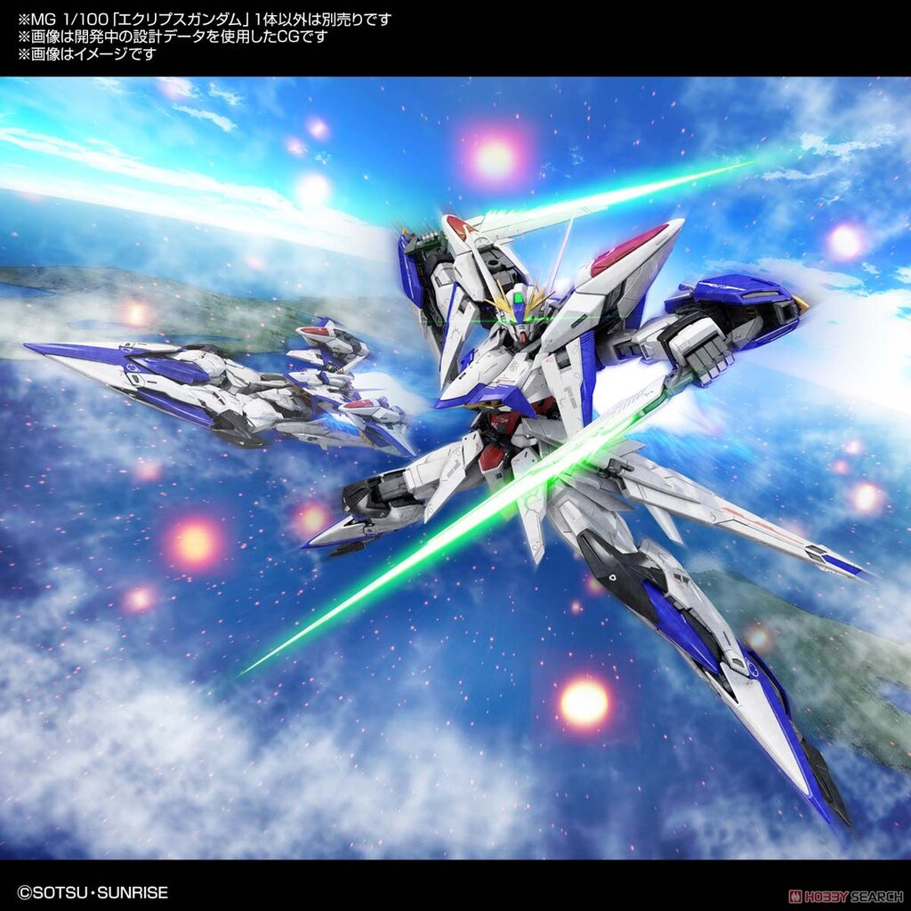 MG 1/100 Eclipse Gundam (MG) 4573102619198 โมเดลประกอบ - รูปที่ 2