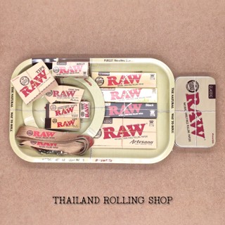 (ส่งไว) ชุดรวมอุปกรณ์มวน RAW BIG SET BY TRS กระดาษมวน+ก้นกรอง+ถาด+สายคล้อง+ที่เขี่ย+กล่องเหล็ก+เชือก สินค้าของแท้ 100%