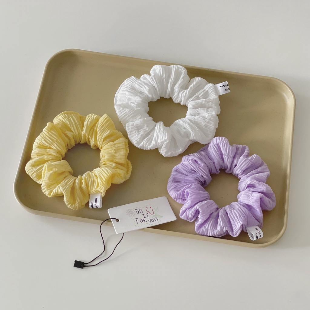 mate.made.material | Crinkled Scrunchies ยางรัดผม