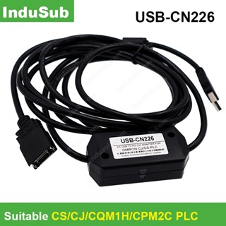 Indusub สายเคเบิล USB-CN226 PLC สําหรับ OMR CS CJ CQM1H CPM2C PLC USB CN226 USB CN226 รองรับ Win7 Win8 Win10