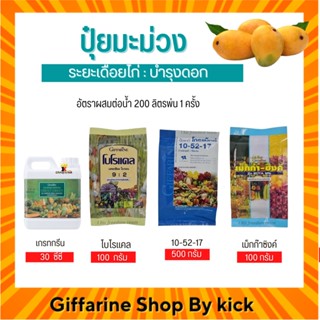 [ส่งฟรี] ปุ๋ย กิฟฟารีน ปุ่ยทางใบ ปุ๋ยมะม่วง ระยะเดือยไก่ บำรุงดอก Giffarine