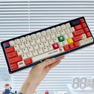 Super Mario  keycaps  PBT cherry/OEM   profile Dye-Sublimation  keycap