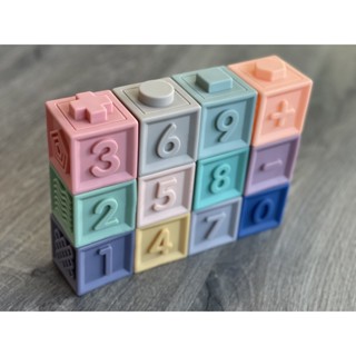 บลอคยาง soft building block  numbers