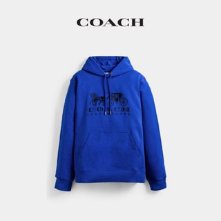 Coach/kochi เสื้อกันหนาว มีฮู้ด ลาย EVERGREEN สําหรับผู้ชาย