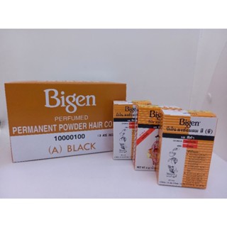 Bigen บีเง็น ผงย้อมผม ( A ) Black สีดำ  6g.